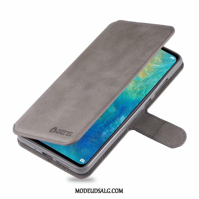 Huawei Mate 20 Etui Blå Cover Hængende Ornamenter Folio Membrane