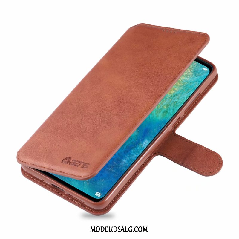 Huawei Mate 20 Etui Blå Cover Hængende Ornamenter Folio Membrane