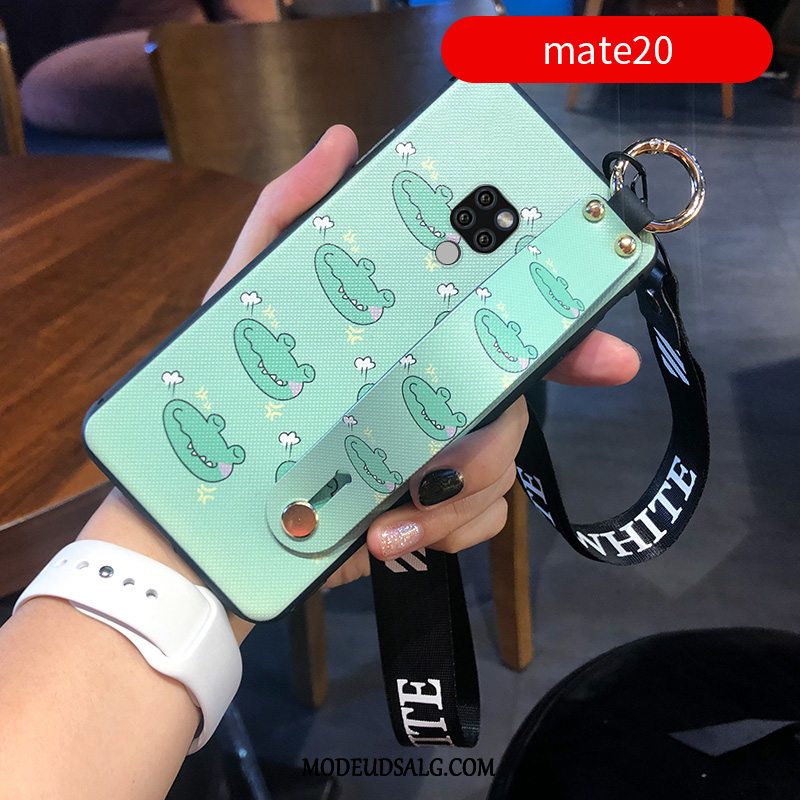 Huawei Mate 20 Etui Blød Hængende Hals Krokodille Cover Cartoon