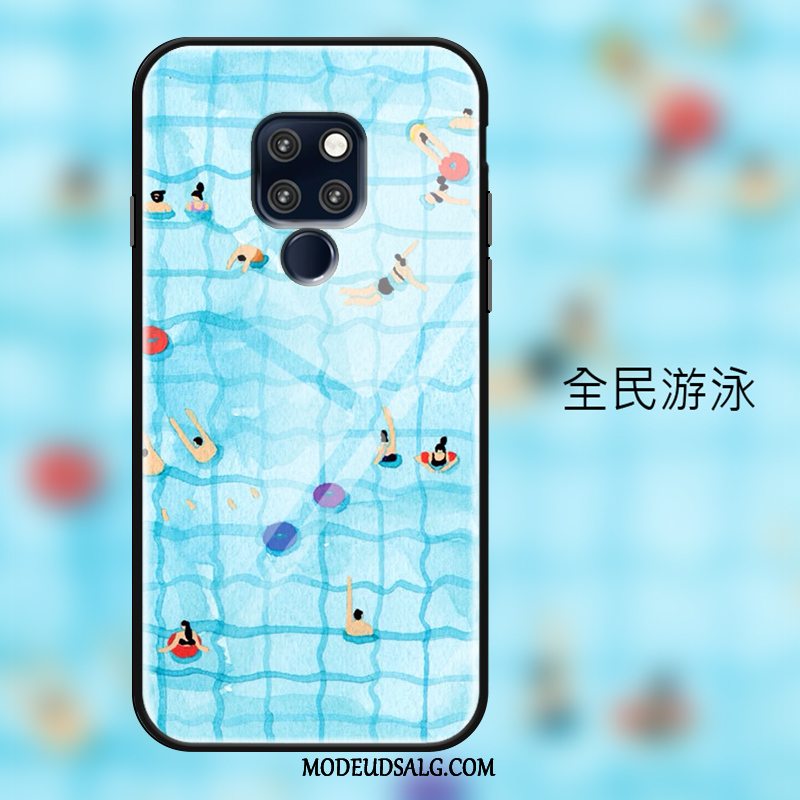 Huawei Mate 20 Etui / Cover Beskyttelse Blå Anti-fald Trend