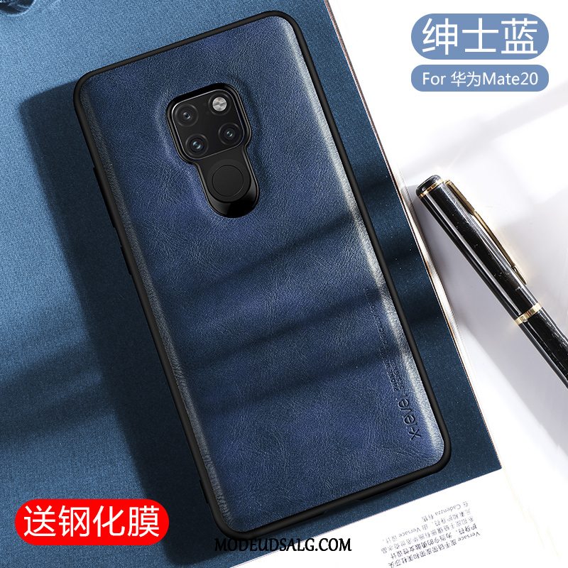 Huawei Mate 20 Etui / Cover Beskyttelse High End Grå Business