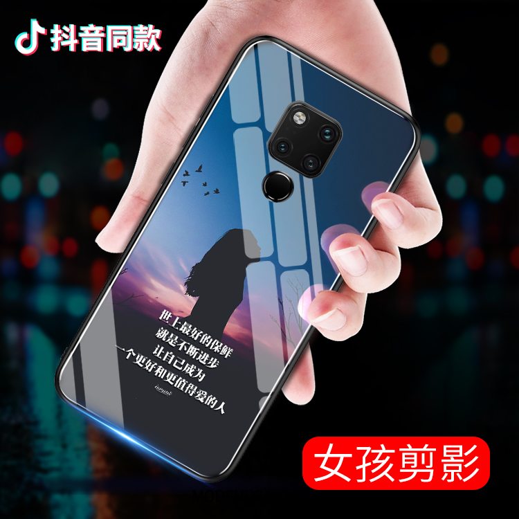 Huawei Mate 20 Etui / Cover Glas Kreativ Af Personlighed Beskyttelse