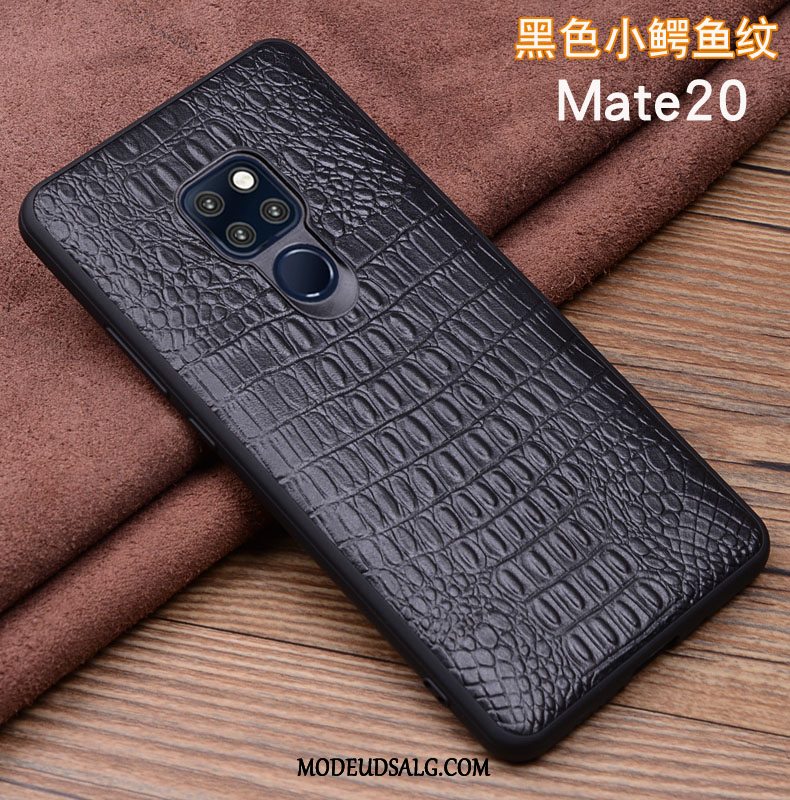 Huawei Mate 20 Etui / Cover Ægte Læder Lædertaske Beskyttelse