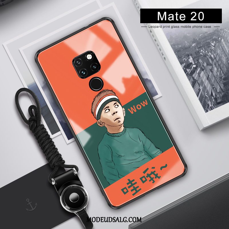 Huawei Mate 20 Etui Kreativ Af Personlighed Trendy Glas Gul