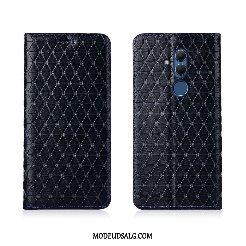 Huawei Mate 20 Lite Etui Alt Inklusive Ternede Cover Ægte Læder Blød