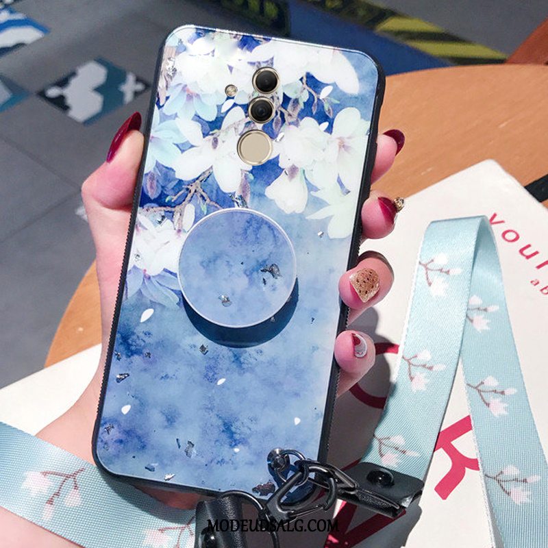 Huawei Mate 20 Lite Etui Beskyttelse Blå Ungdom Hængende Ornamenter Cover