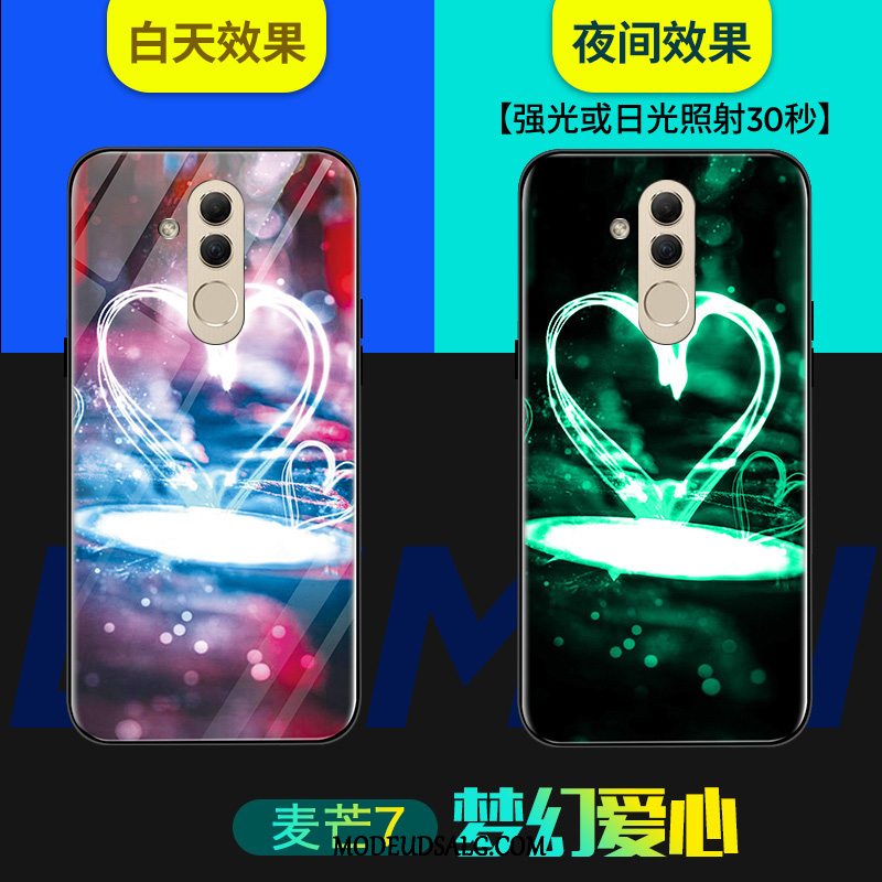 Huawei Mate 20 Lite Etui Blød Cover Lyser Beskyttelse Glas