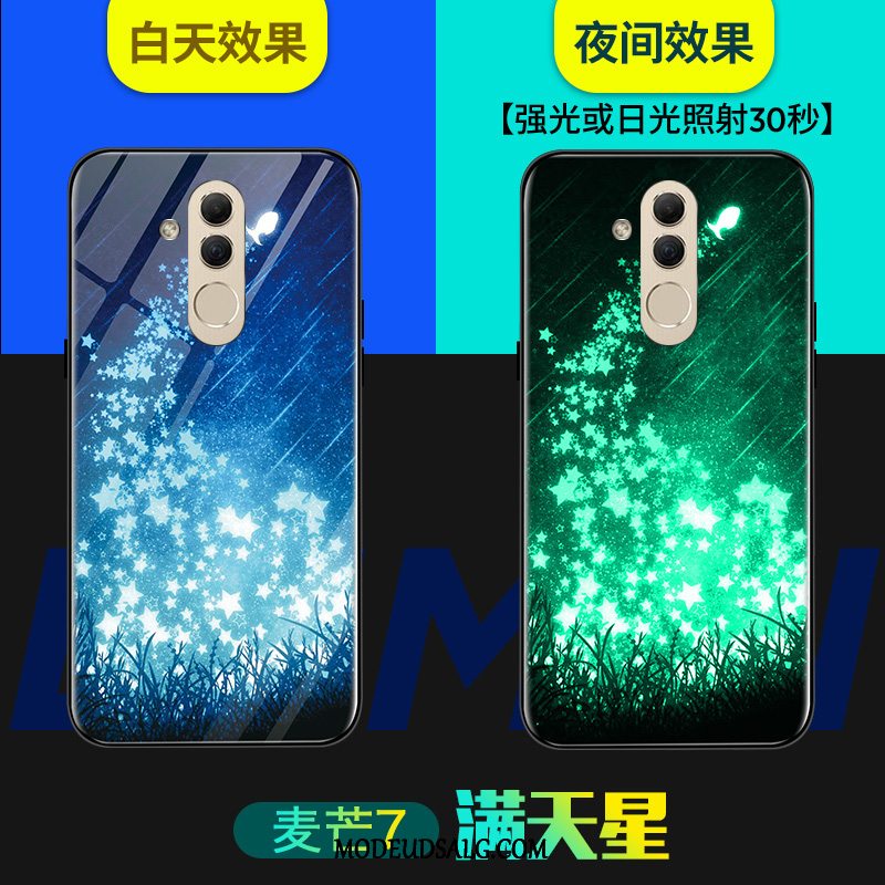 Huawei Mate 20 Lite Etui Blød Cover Lyser Beskyttelse Glas