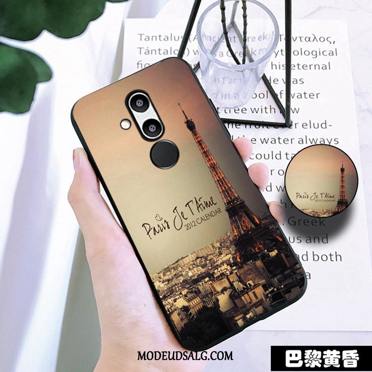 Huawei Mate 20 Lite Etui Blød Trend Cover Support Sort