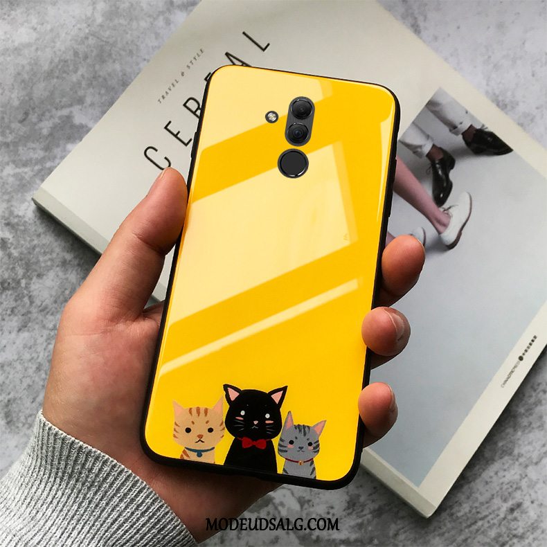 Huawei Mate 20 Lite Etui Cartoon Smuk Silikone Gul Elskeren