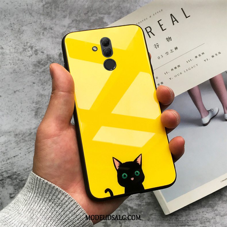 Huawei Mate 20 Lite Etui Cartoon Smuk Silikone Gul Elskeren