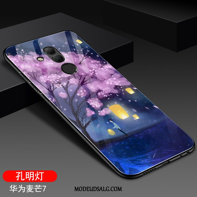 Huawei Mate 20 Lite Etui / Cover Af Personlighed Blå Trendy Anti-fald Glas