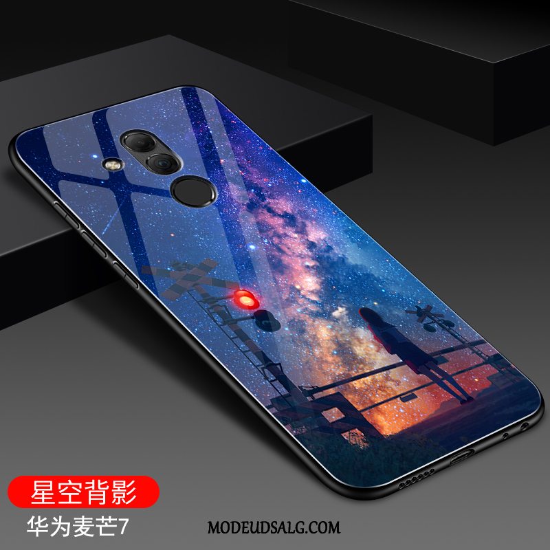 Huawei Mate 20 Lite Etui / Cover Af Personlighed Blå Trendy Anti-fald Glas