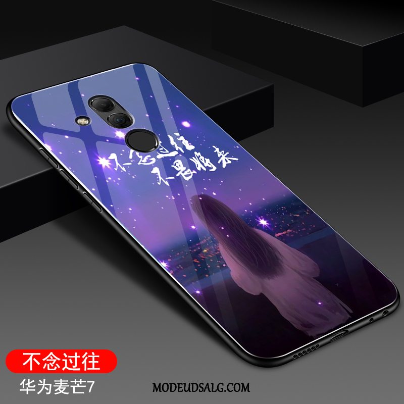 Huawei Mate 20 Lite Etui / Cover Af Personlighed Blå Trendy Anti-fald Glas