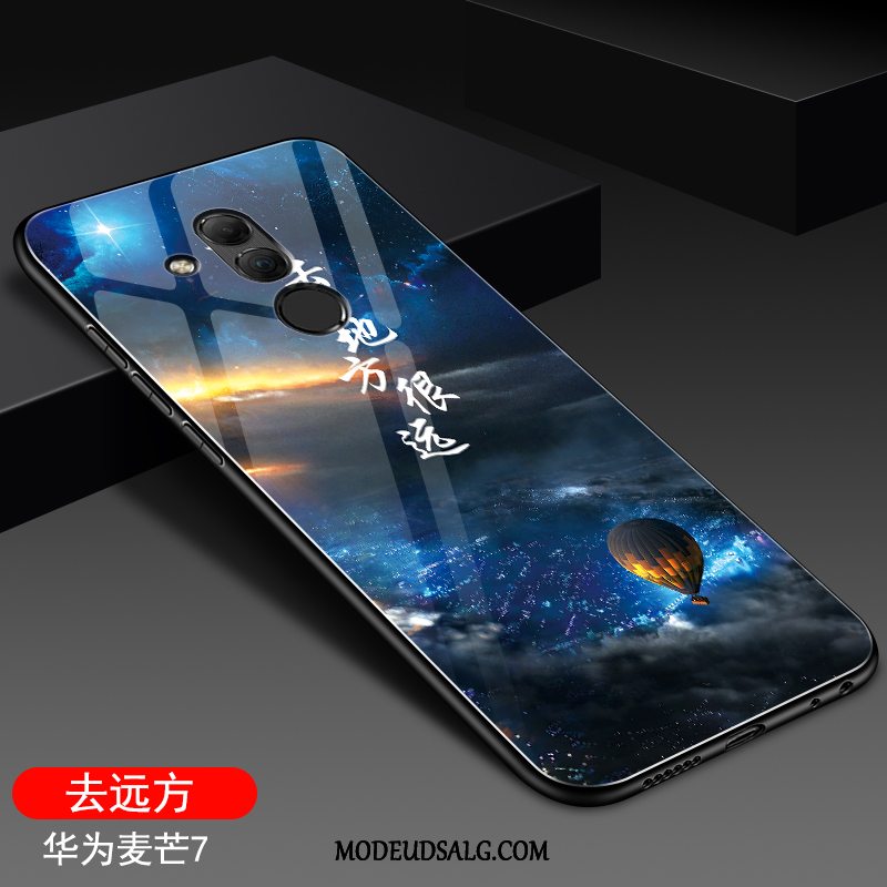 Huawei Mate 20 Lite Etui / Cover Af Personlighed Blå Trendy Anti-fald Glas