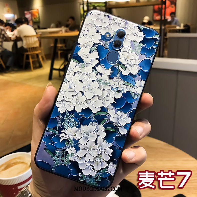 Huawei Mate 20 Lite Etui / Cover Blød Relief Tynd Nubuck