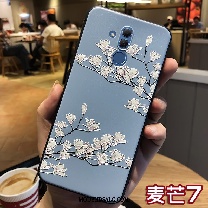 Huawei Mate 20 Lite Etui / Cover Blød Relief Tynd Nubuck