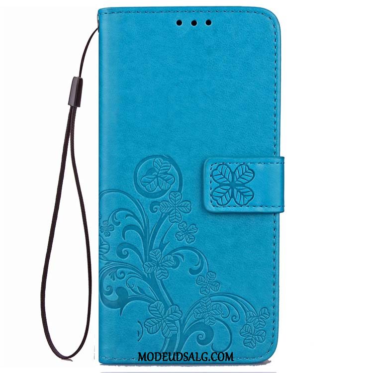 Huawei Mate 20 Lite Etui Cover Sort Folio Silikone Lædertaske