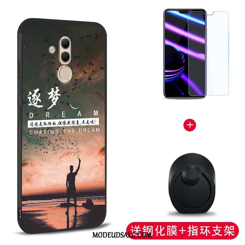 Huawei Mate 20 Lite Etui Silikone Cover Blå Anti-fald Blød