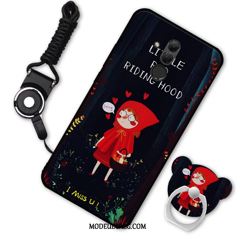 Huawei Mate 20 Lite Etui Smuk Cartoon Trend Af Personlighed Hængende Ornamenter