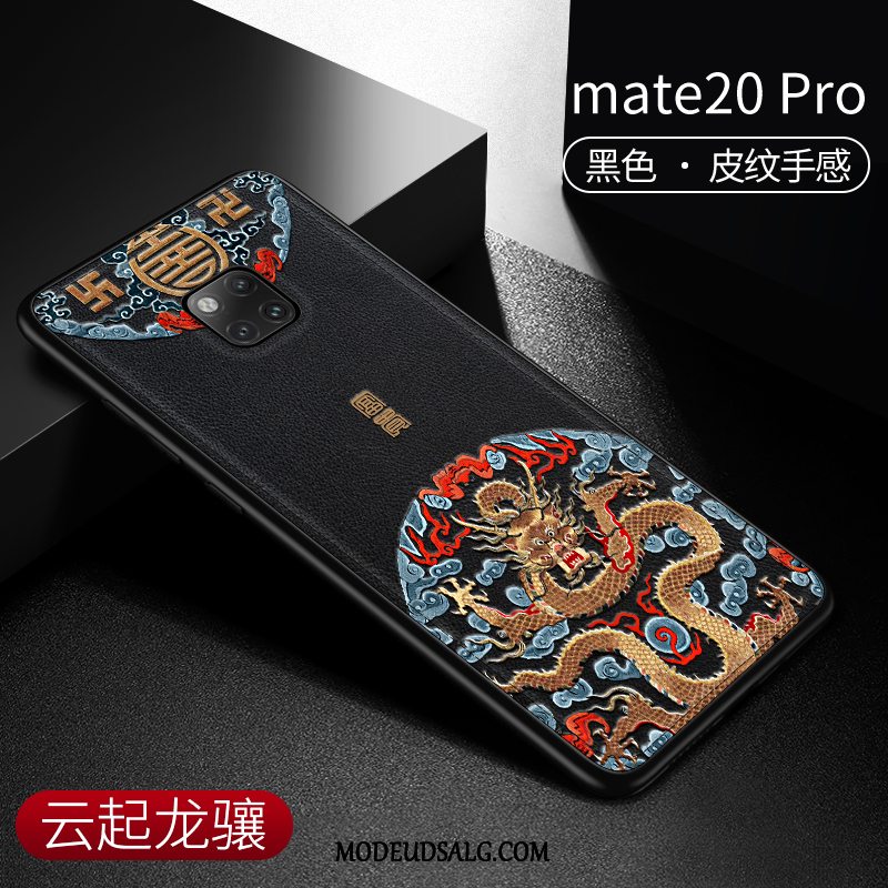 Huawei Mate 20 Pro Etui Anti-fald Kinesisk Stil Trend Beskyttelse Læder