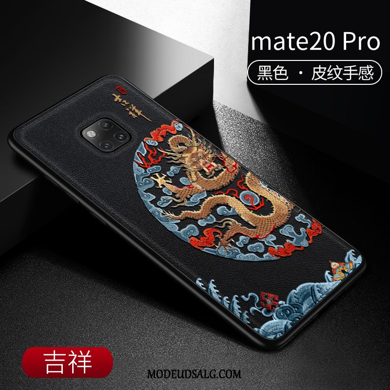 Huawei Mate 20 Pro Etui Anti-fald Kinesisk Stil Trend Beskyttelse Læder