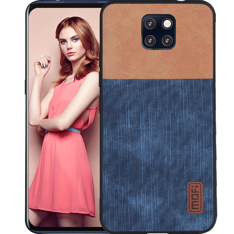 Huawei Mate 20 Pro Etui Blå Kreativ Cover Bagdæksel Alt Inklusive