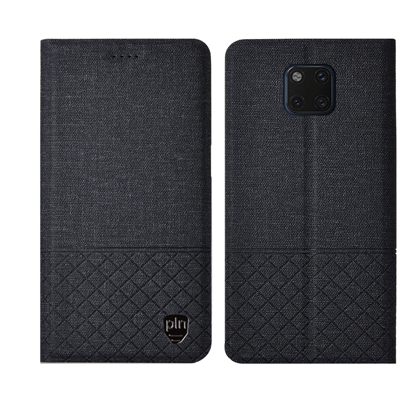 Huawei Mate 20 Pro Etui / Cover Folio Beskyttelse Ternet Lædertaske Ny