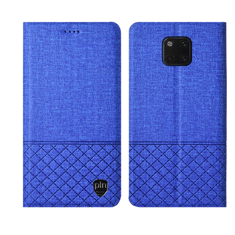 Huawei Mate 20 Pro Etui / Cover Folio Beskyttelse Ternet Lædertaske Ny