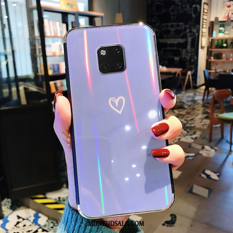 Huawei Mate 20 Pro Etui / Cover Grøn Glas Trend Blød