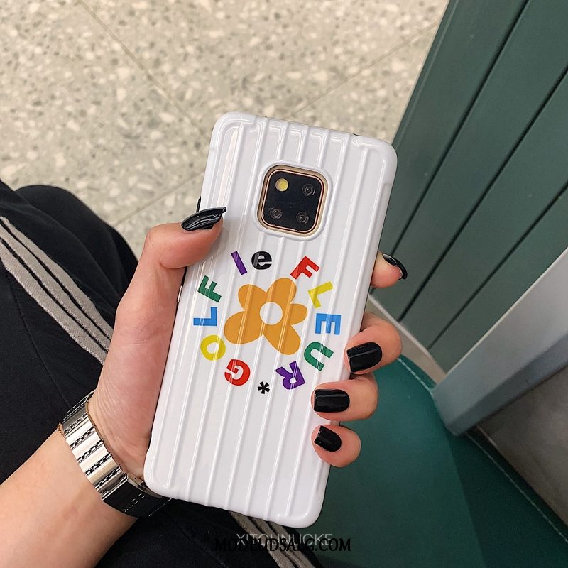 Huawei Mate 20 Pro Etui / Cover Gul Silikone Af Personlighed Blomster Farve