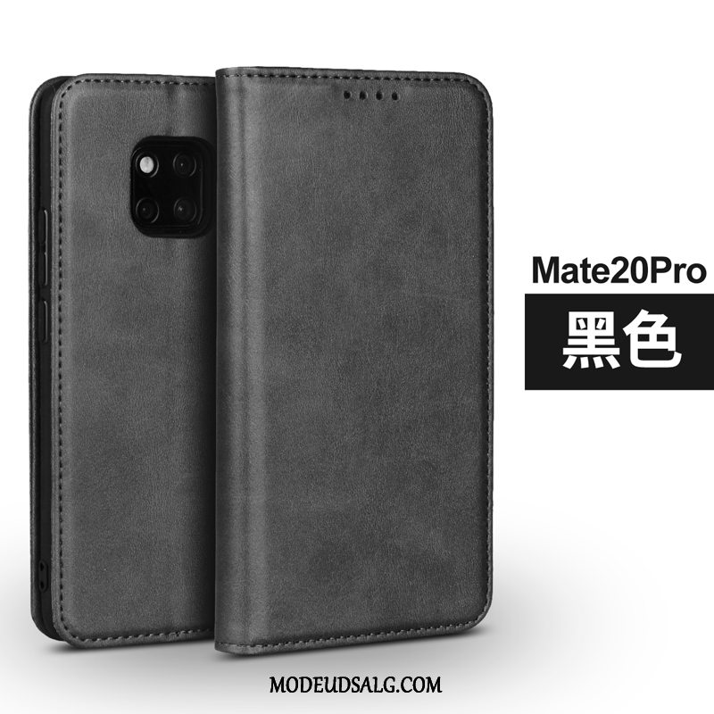 Huawei Mate 20 Pro Etui / Cover Lædertaske Business Kort Folio Anti-fald