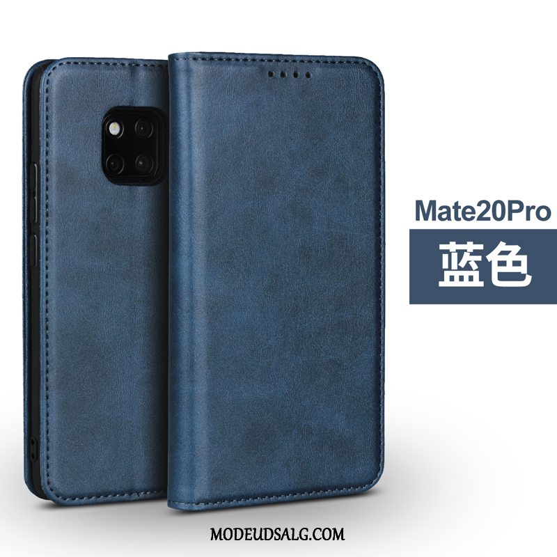 Huawei Mate 20 Pro Etui / Cover Lædertaske Business Kort Folio Anti-fald