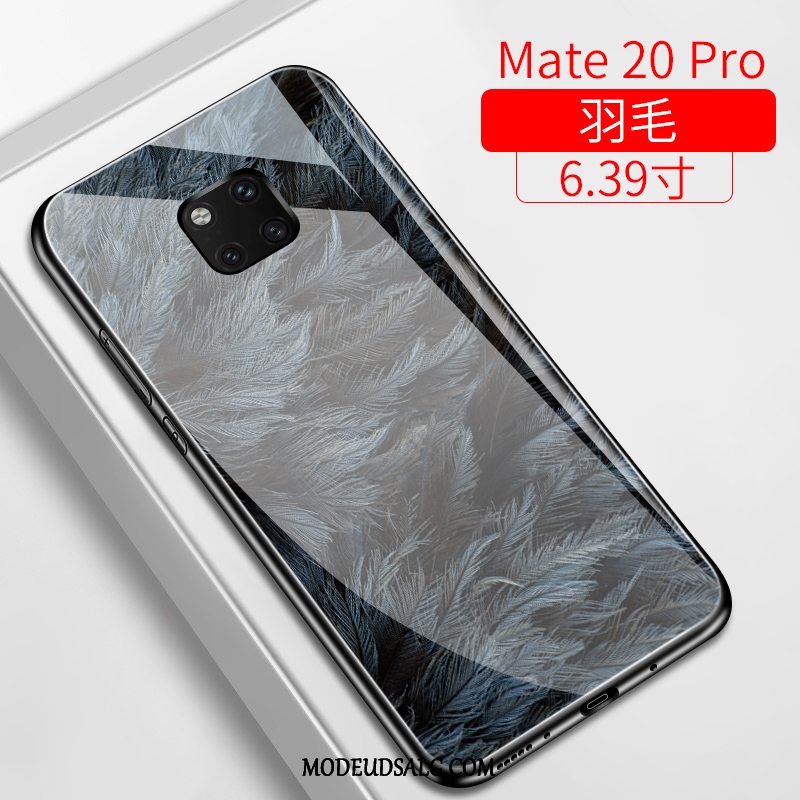 Huawei Mate 20 Pro Etui / Cover Trend Sort Glas Alt Inklusive Anti-fald