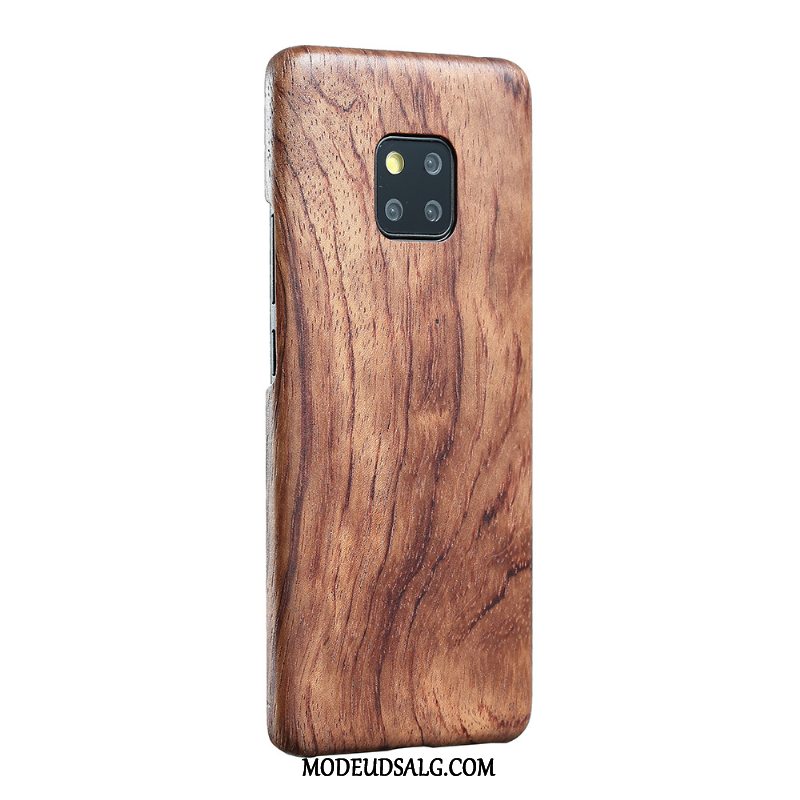 Huawei Mate 20 Pro Etui Træ Beskyttelse Tynd Sort Cover