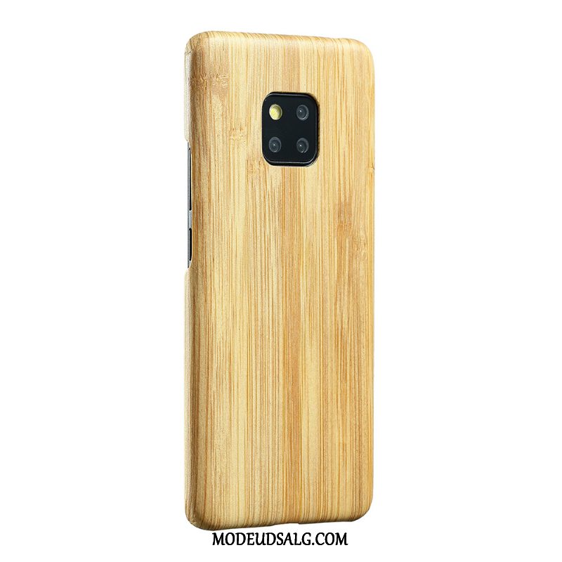 Huawei Mate 20 Pro Etui Træ Beskyttelse Tynd Sort Cover