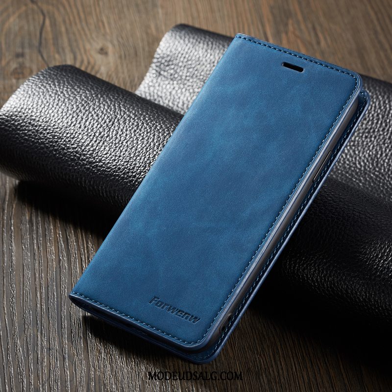 Huawei Mate 20 Pro Etui Tynd Ægte Læder Cover Lædertaske Beskyttelse