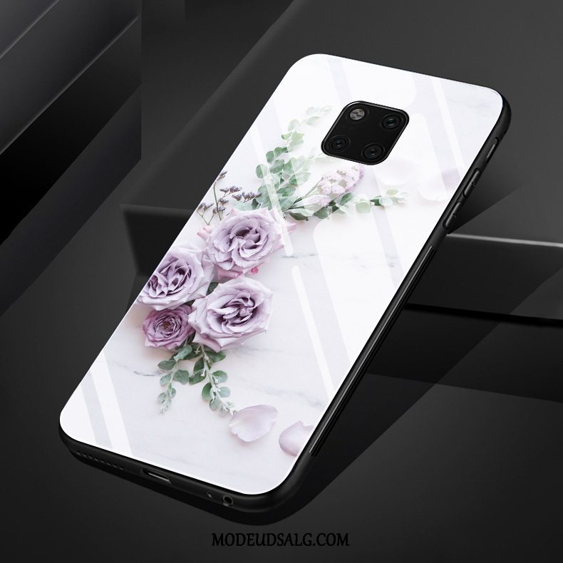 Huawei Mate 20 Rs Etui Blomster Lille Sektion Cover Glas Frisk