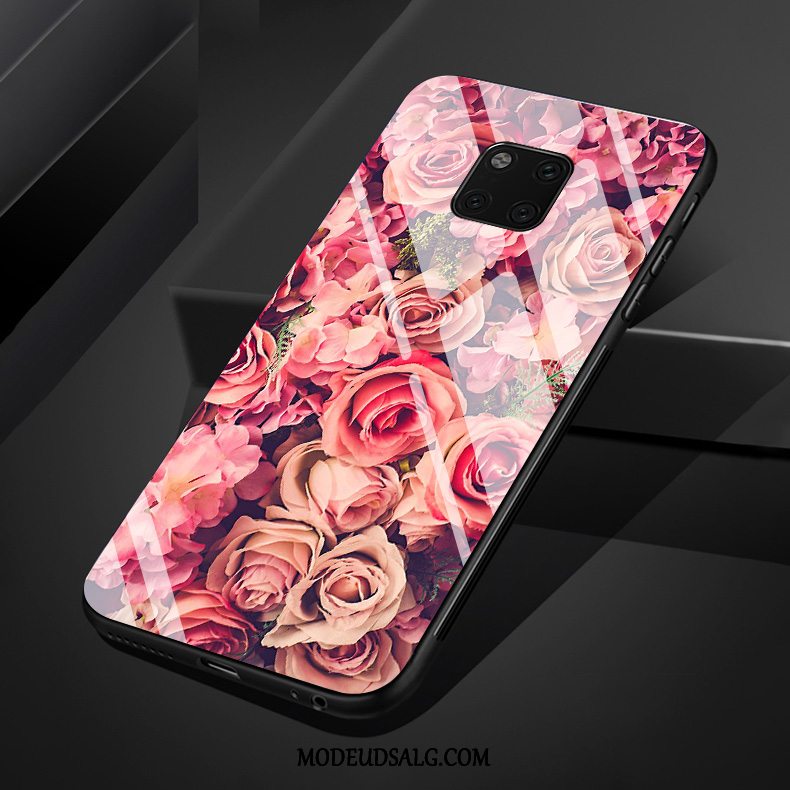 Huawei Mate 20 Rs Etui Blomster Lille Sektion Cover Glas Frisk