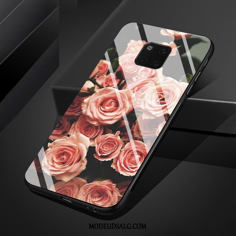 Huawei Mate 20 Rs Etui Blomster Lille Sektion Cover Glas Frisk