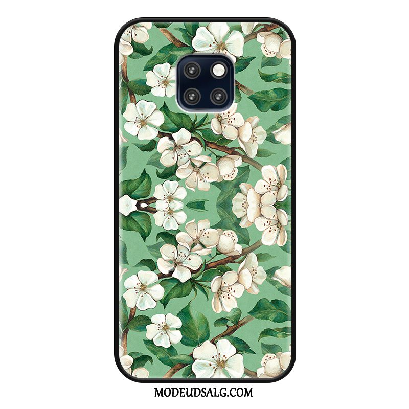 Huawei Mate 20 Rs Etui Blomster Simple Lille Sektion Beskyttelse Cover