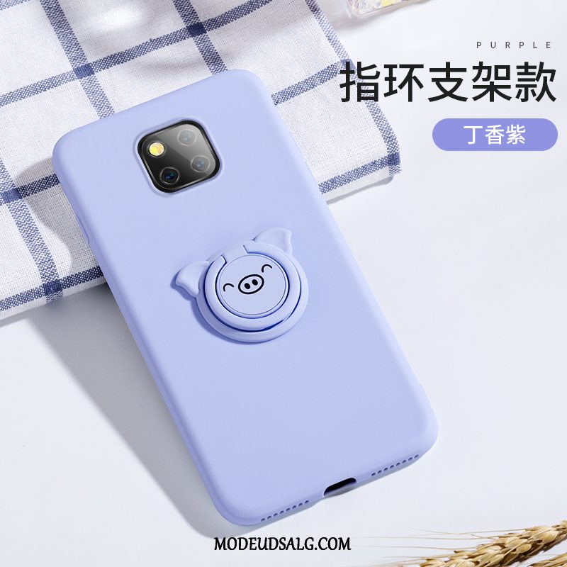 Huawei Mate 20 Rs Etui / Cover Lyserød Ring Magnetisk Beskyttelse Bil