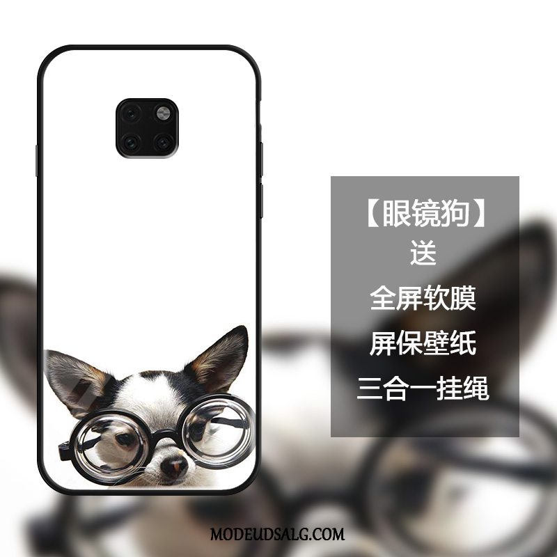 Huawei Mate 20 Rs Etui Hvid Simple Herre Glas Af Personlighed