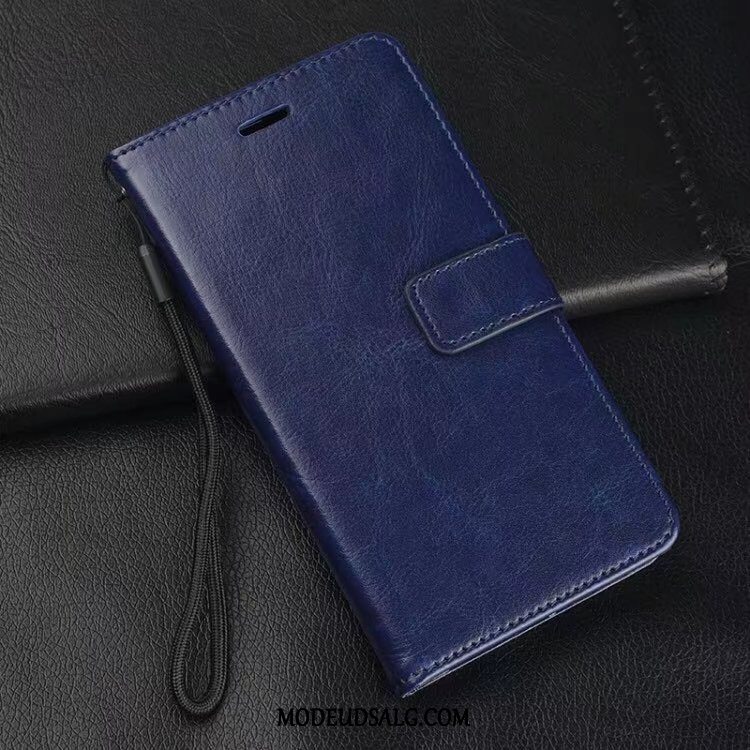 Huawei Mate 20 Rs Etui Lædertaske Folio Blå