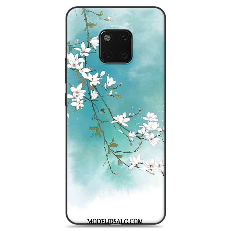 Huawei Mate 20 Rs Etui Nubuck Beskyttelse Kunst Kinesisk Stil Silikone