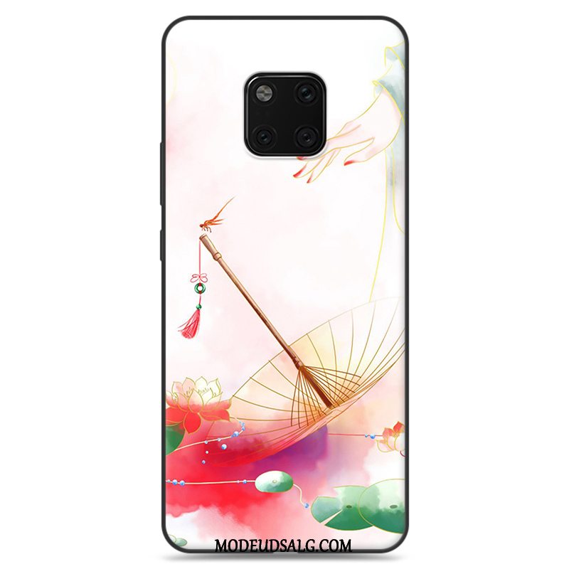 Huawei Mate 20 Rs Etui Nubuck Beskyttelse Kunst Kinesisk Stil Silikone