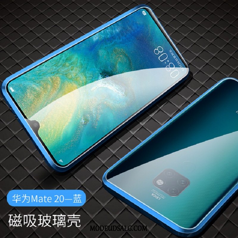 Huawei Mate 20 X (5g) Etui Glas Dobbeltsidet Anti-fald Rød Tynd