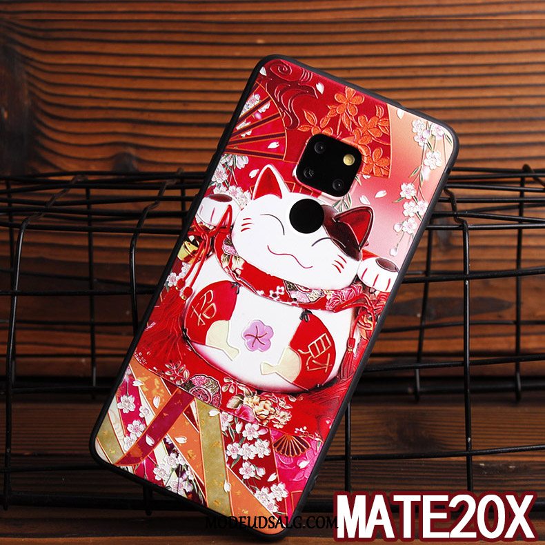 Huawei Mate 20 X Etui Alt Inklusive Hvid Cover Af Personlighed Ny