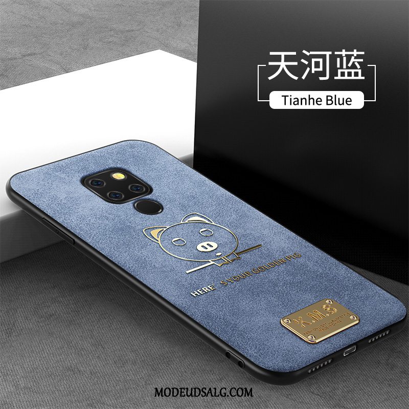 Huawei Mate 20 X Etui Beskyttelse Simple Af Personlighed Guld Ruskind