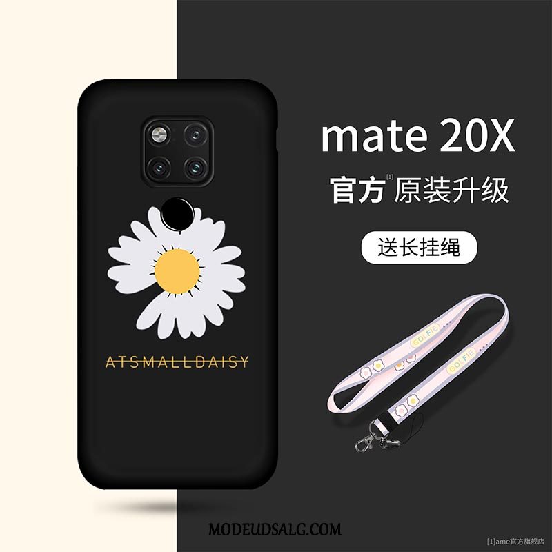 Huawei Mate 20 X Etui Blød Beskyttelse Ny Blomster Alt Inklusive